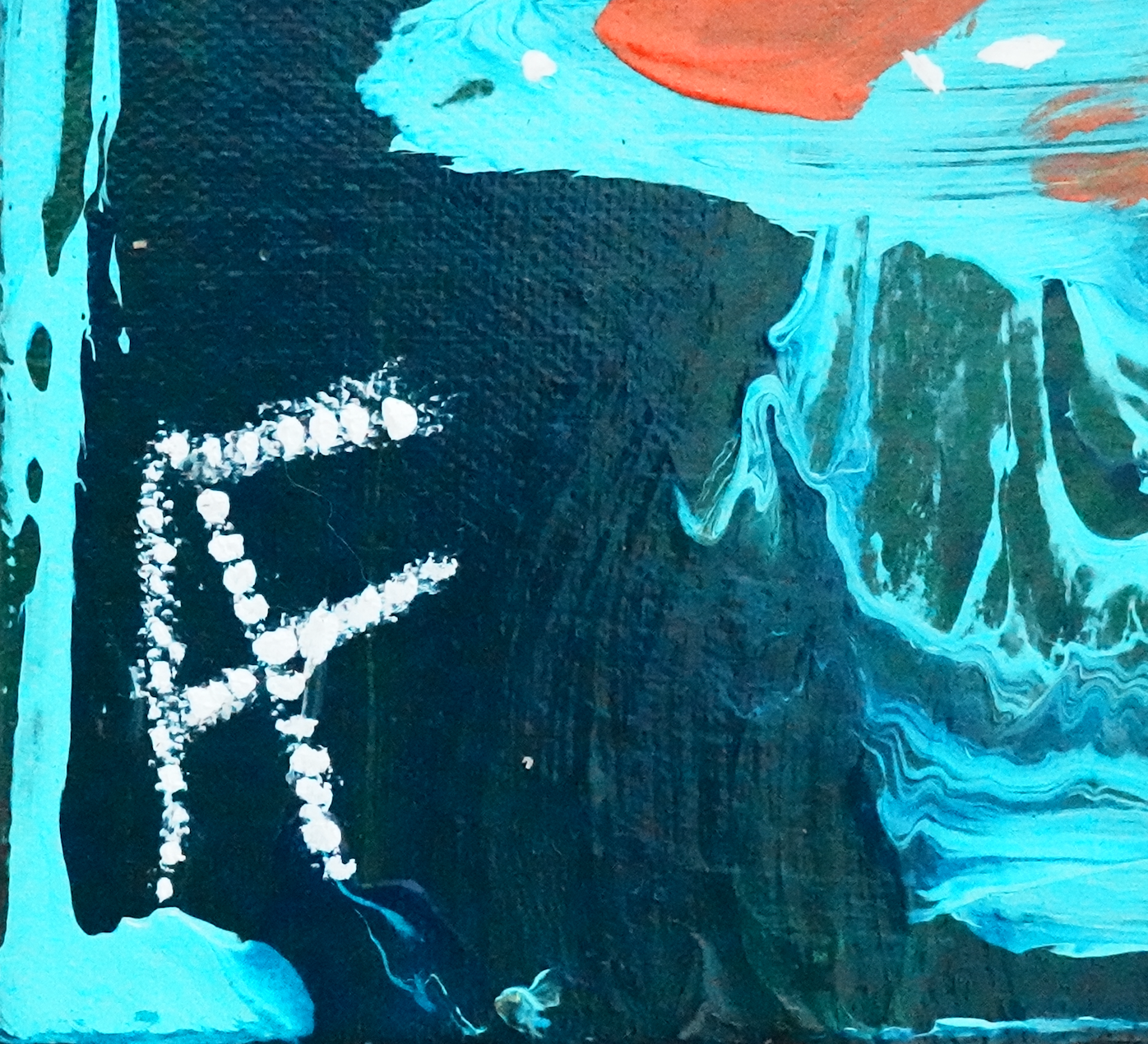 Blue Auras ORIGINAL CANVAS