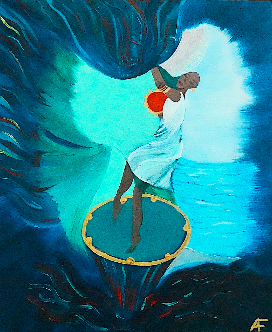Mind's Eye Mermaid ORIGINAL CANVAS