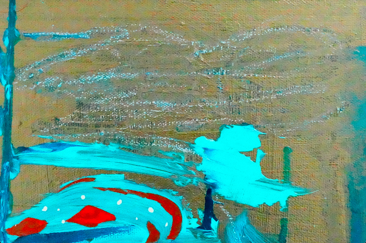 Blue Auras ORIGINAL CANVAS