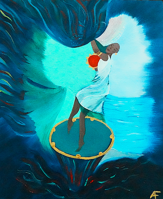 Mind's Eye Mermaid ORIGINAL CANVAS